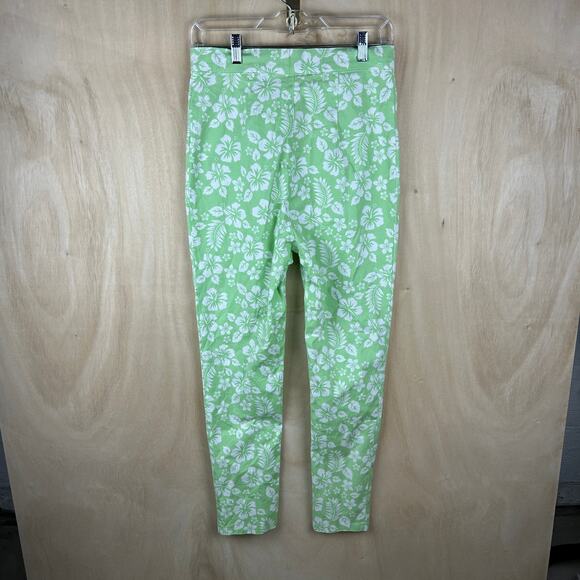 Urban Outfitters Green 90's Hawaiian Print Pants – Size 8 - Picture 5 of 6